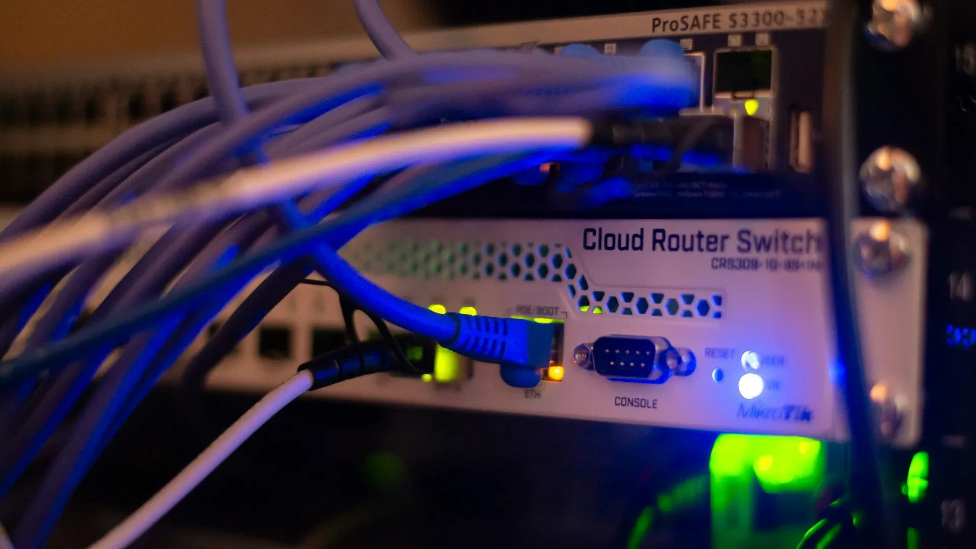 Router in the rack